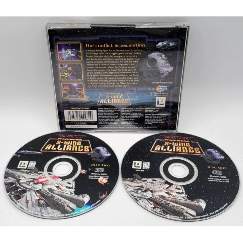 Star Wars X-Wing Alliance 2-disc PC game - 1999